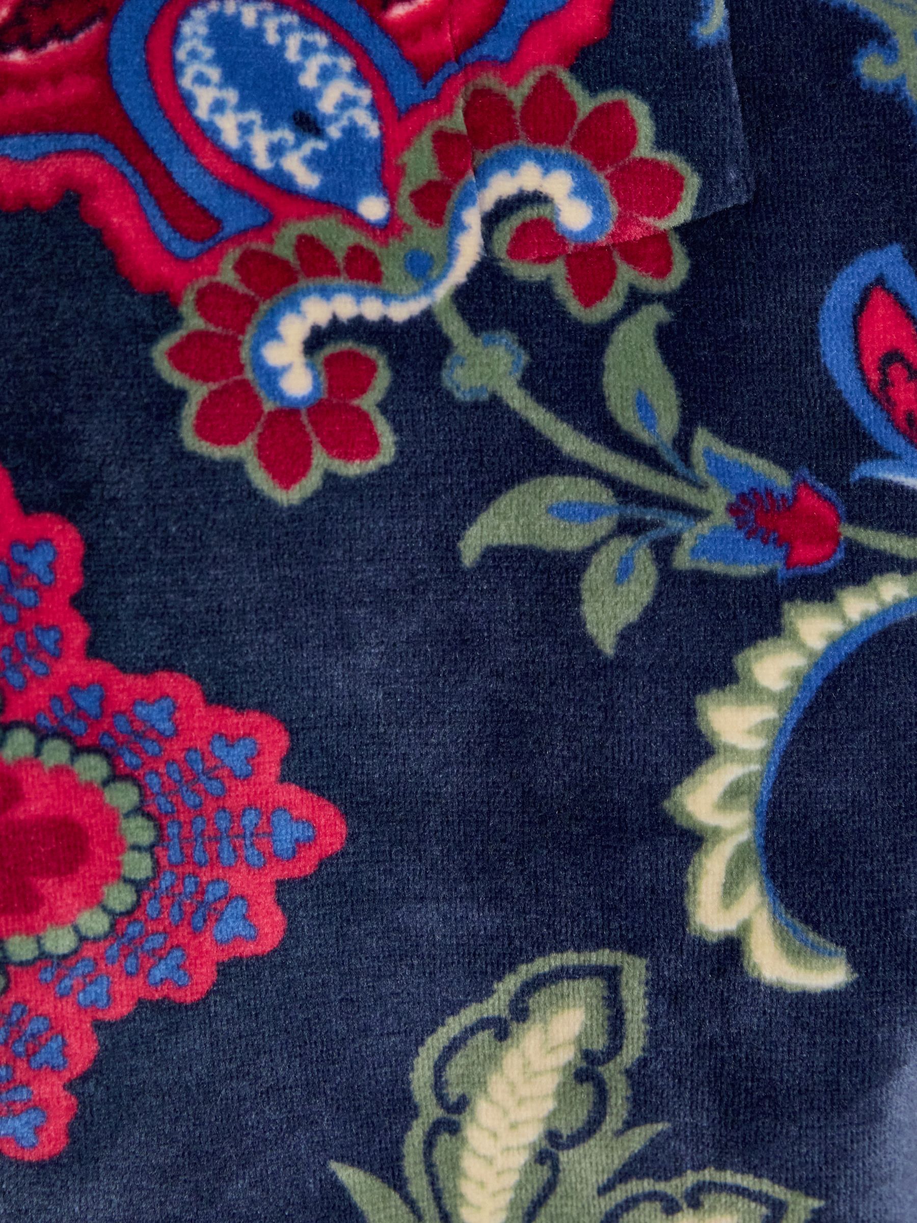 Navy Fleece Dressing Gown - Image 7 of 8