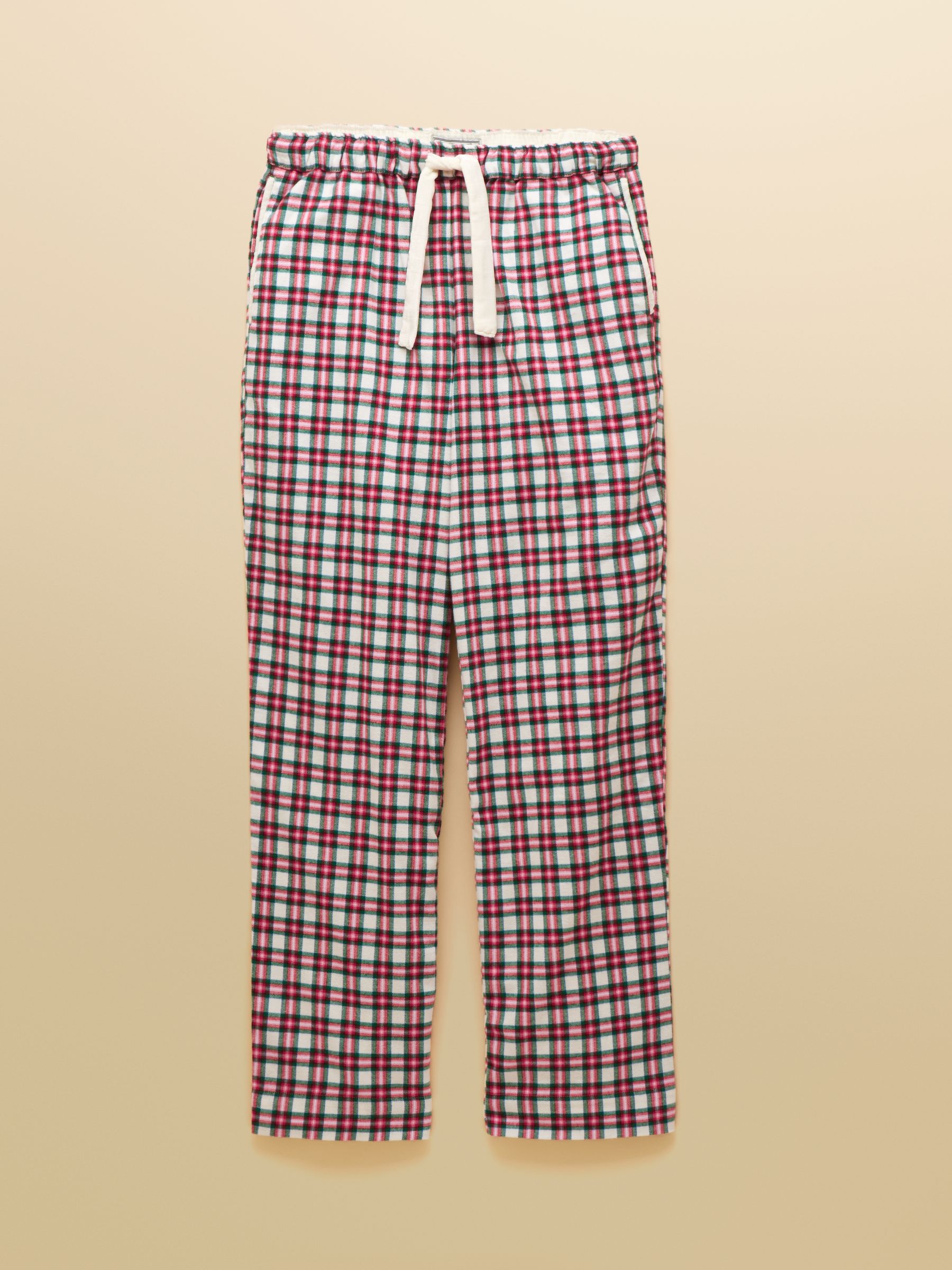 Red Woven Brushed Cotton Pyjama Bottoms - Image 7 of 7