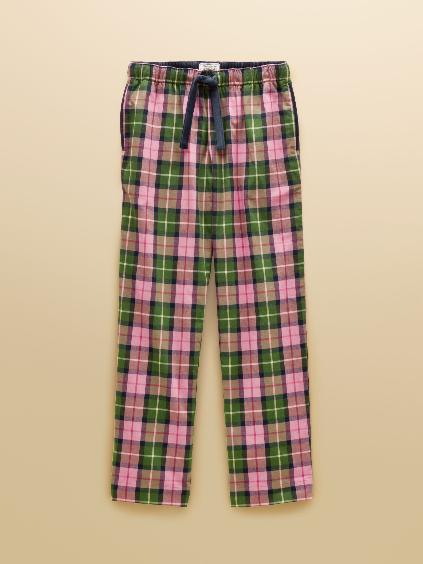 Pink and Green Check Woven Brushed Cotton Pyjama Bottoms - Image 8 of 8 Pink and Green Check Woven Brushed Cotton Pyjama Bottoms - Image 8 of 8