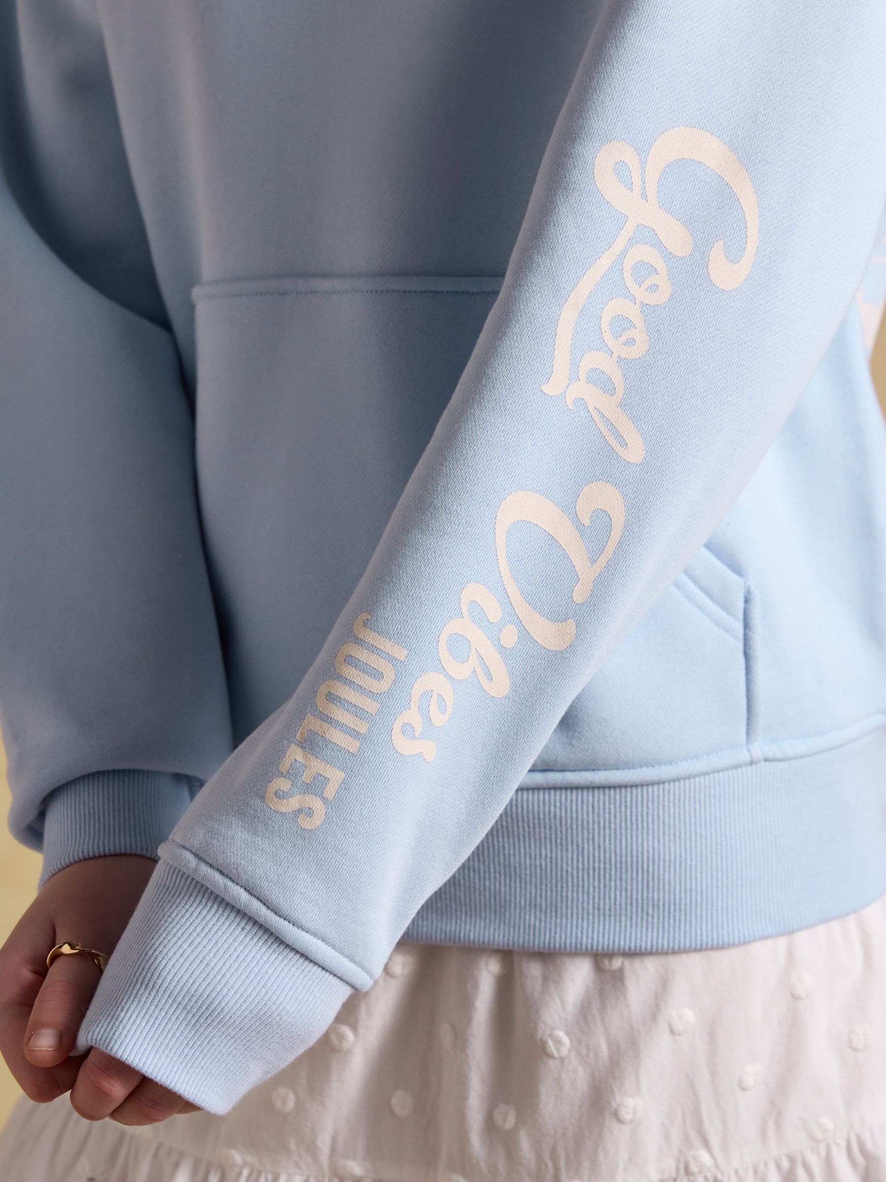 Blue Beach Graphic Unisex Oversized Hoodie - Image 5 of 10