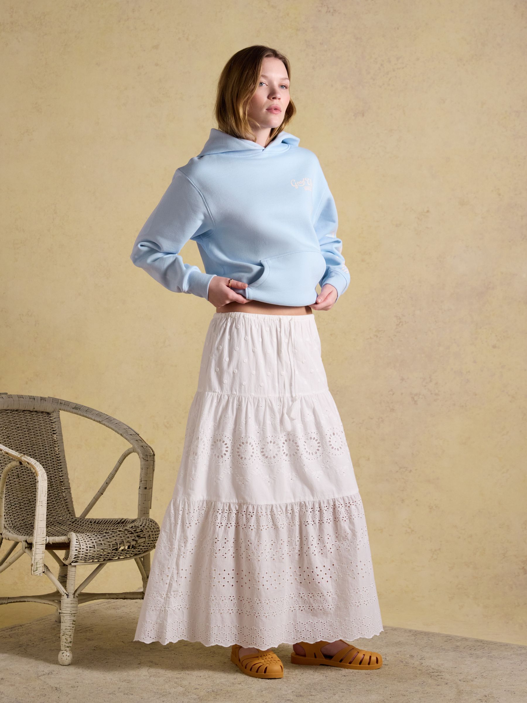 Blue Beach Graphic Unisex Oversized Hoodie - Image 7 of 10