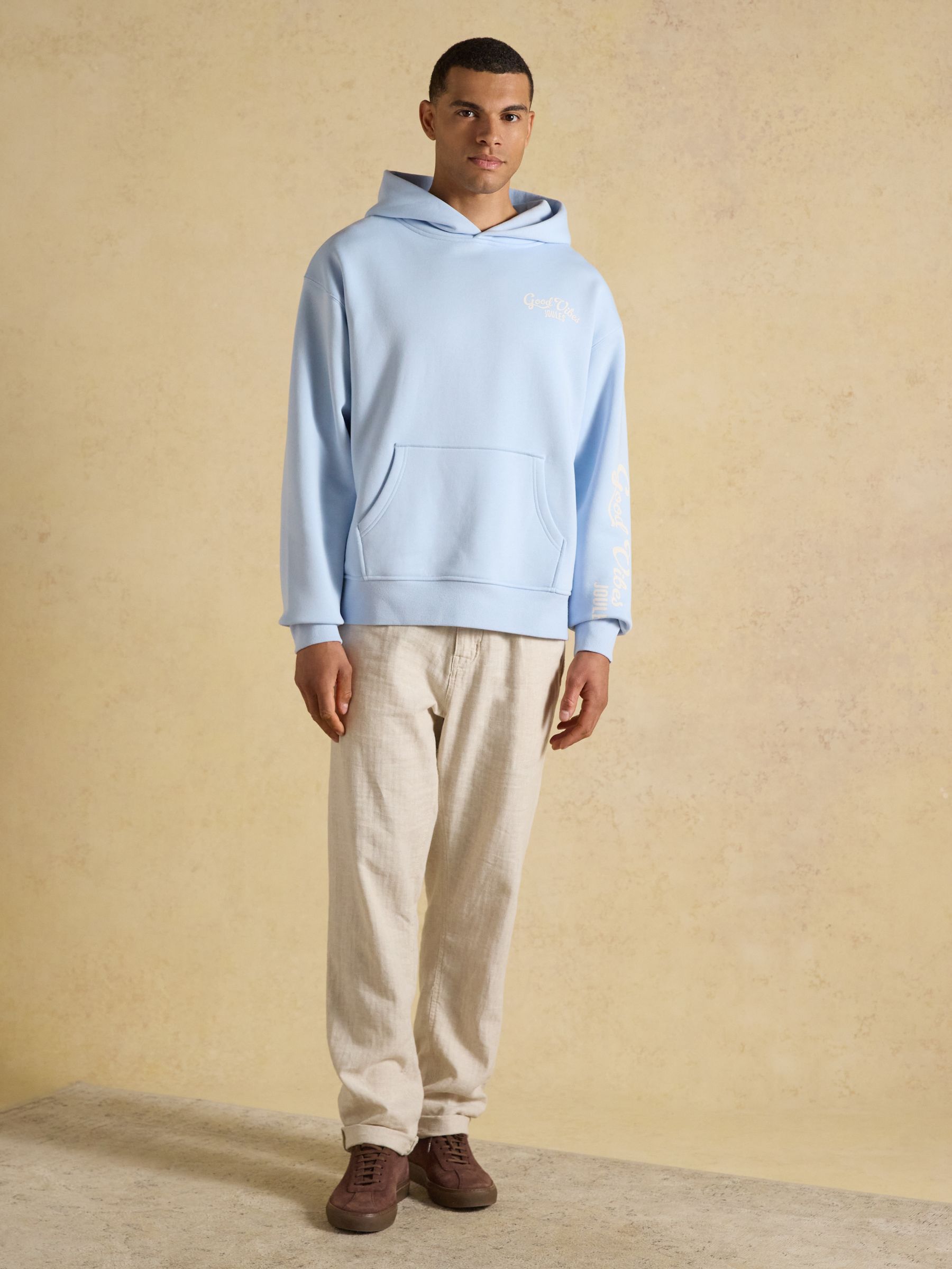 Blue Beach Graphic Unisex Oversized Hoodie - Image 8 of 10