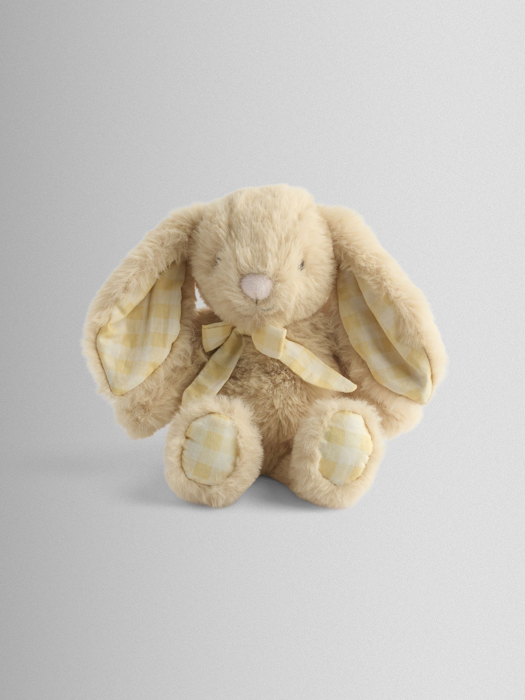 Gingham Bobbie Bunny Soft Toy Plushie Small - Image 1 of 3