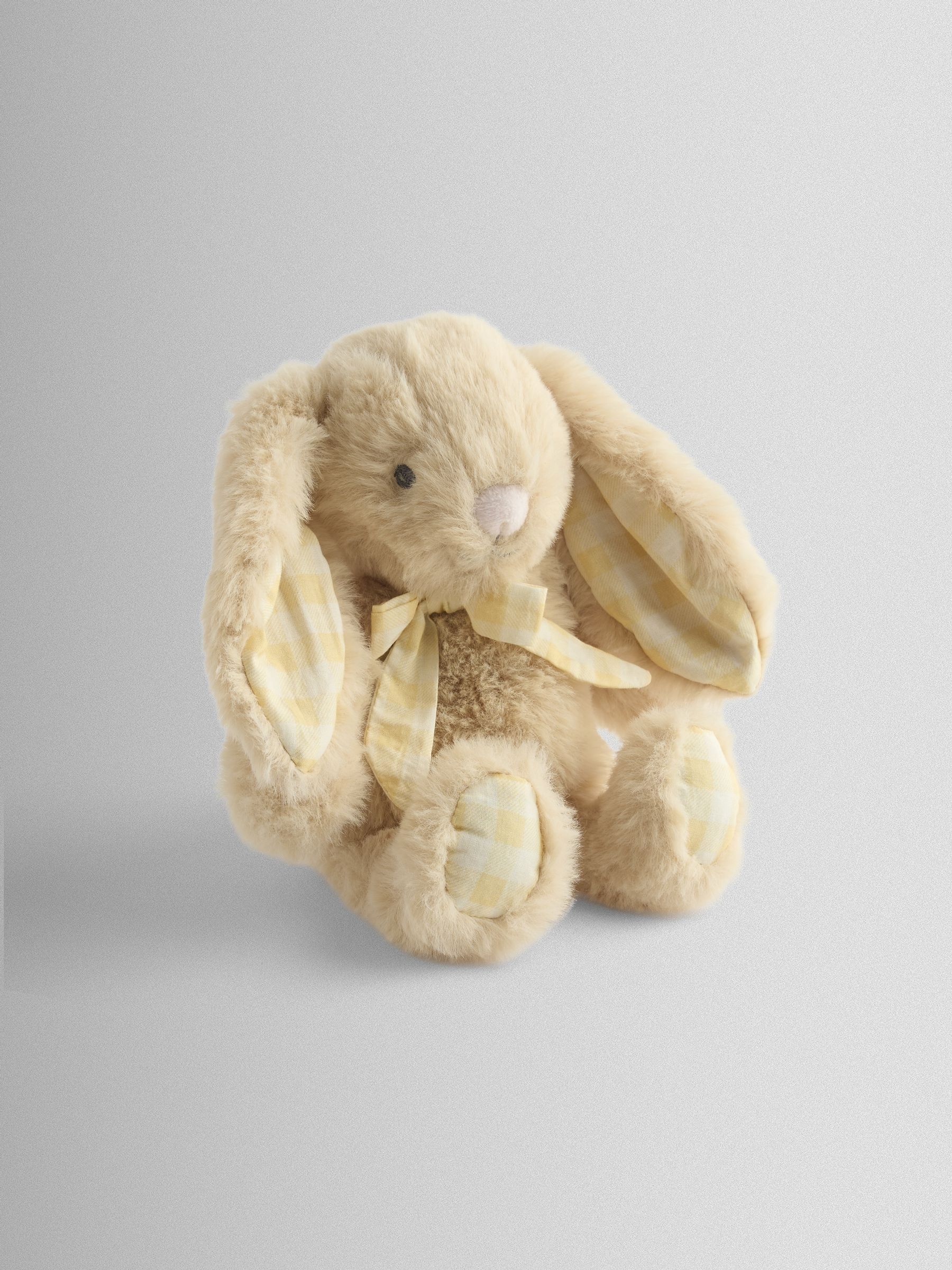 Gingham Bobbie Bunny Soft Toy Plushie Small - Image 2 of 3