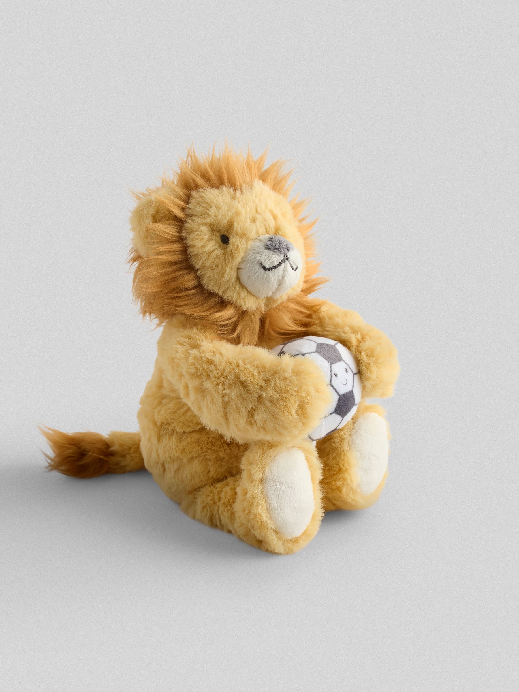 Luca Lion with Football Soft Toy Small - Image 2 of 3