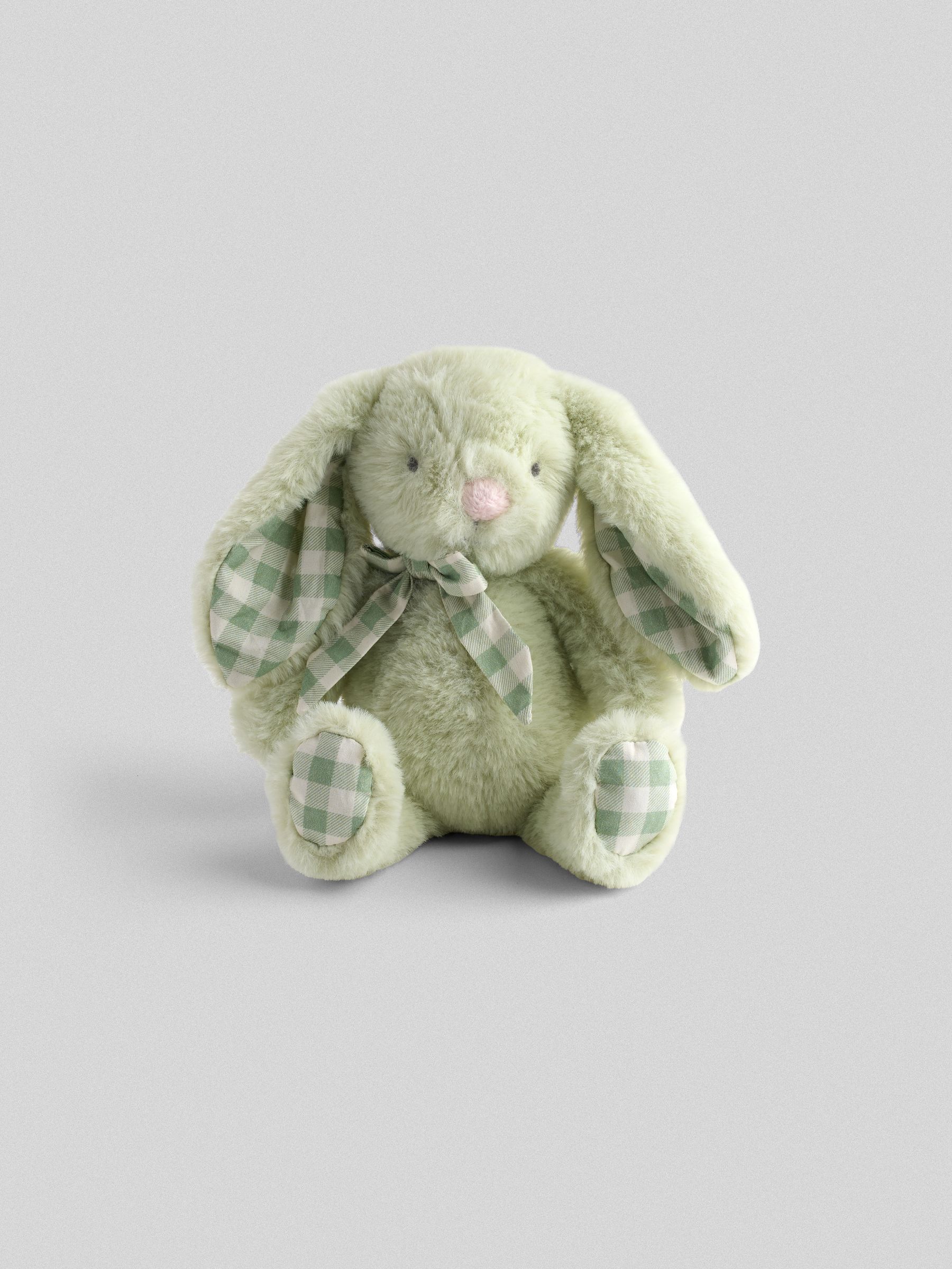 Gingham Matcha Bunny Soft Toy Plushie Small - Image 1 of 3