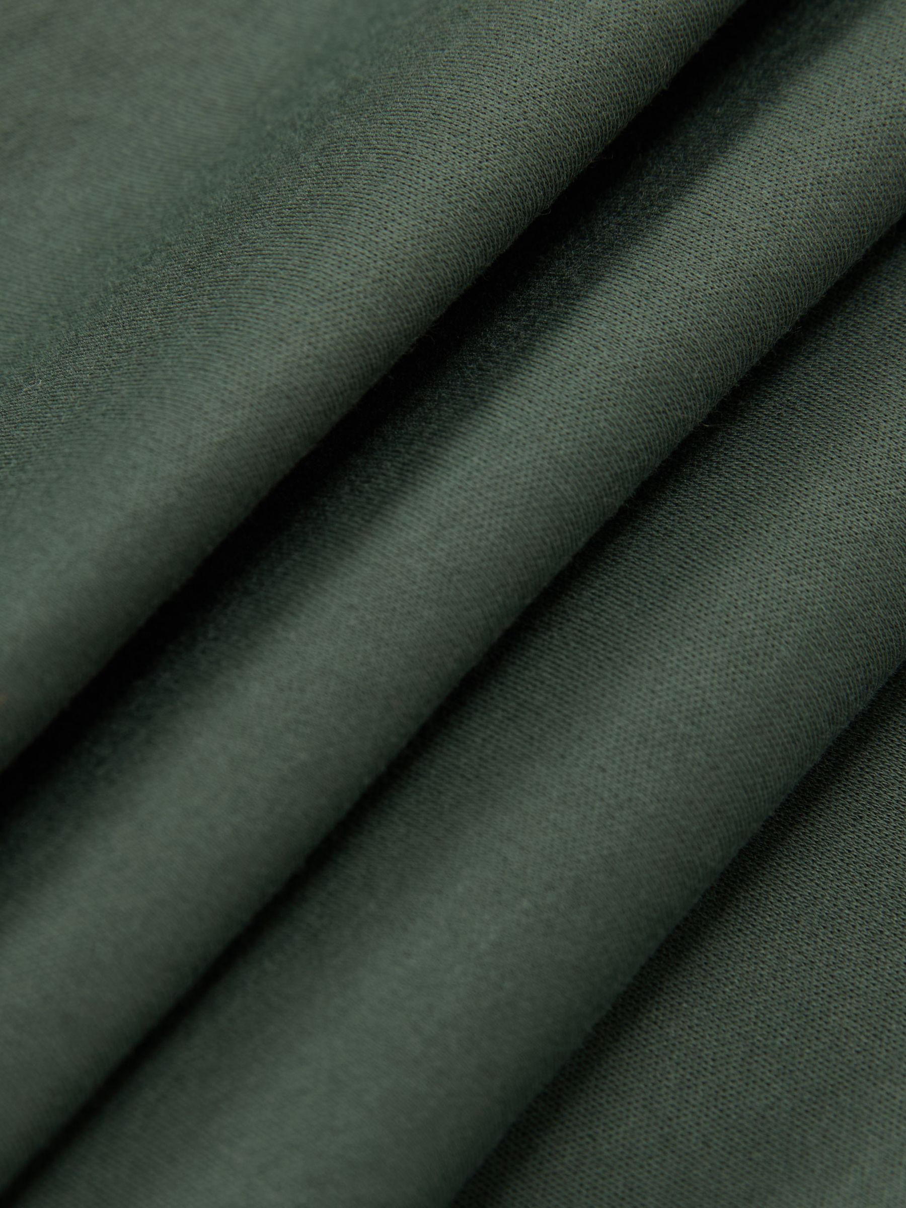 Mercerised-Cotton Tailored-Fit T-Shirt in Kale Green - Image 5 of 5