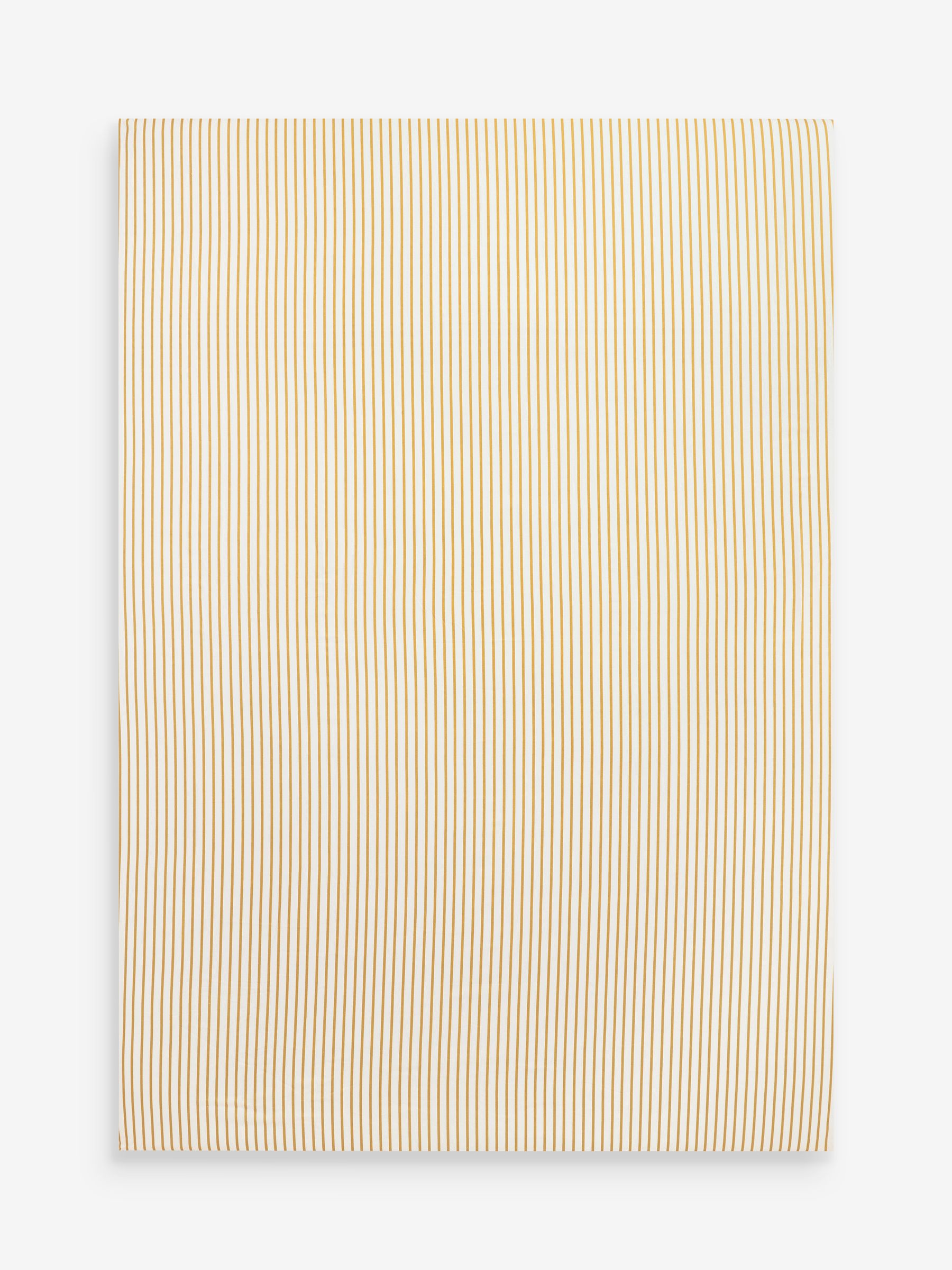 Ochre Stripe Fitted Sheet - Image 3 of 3