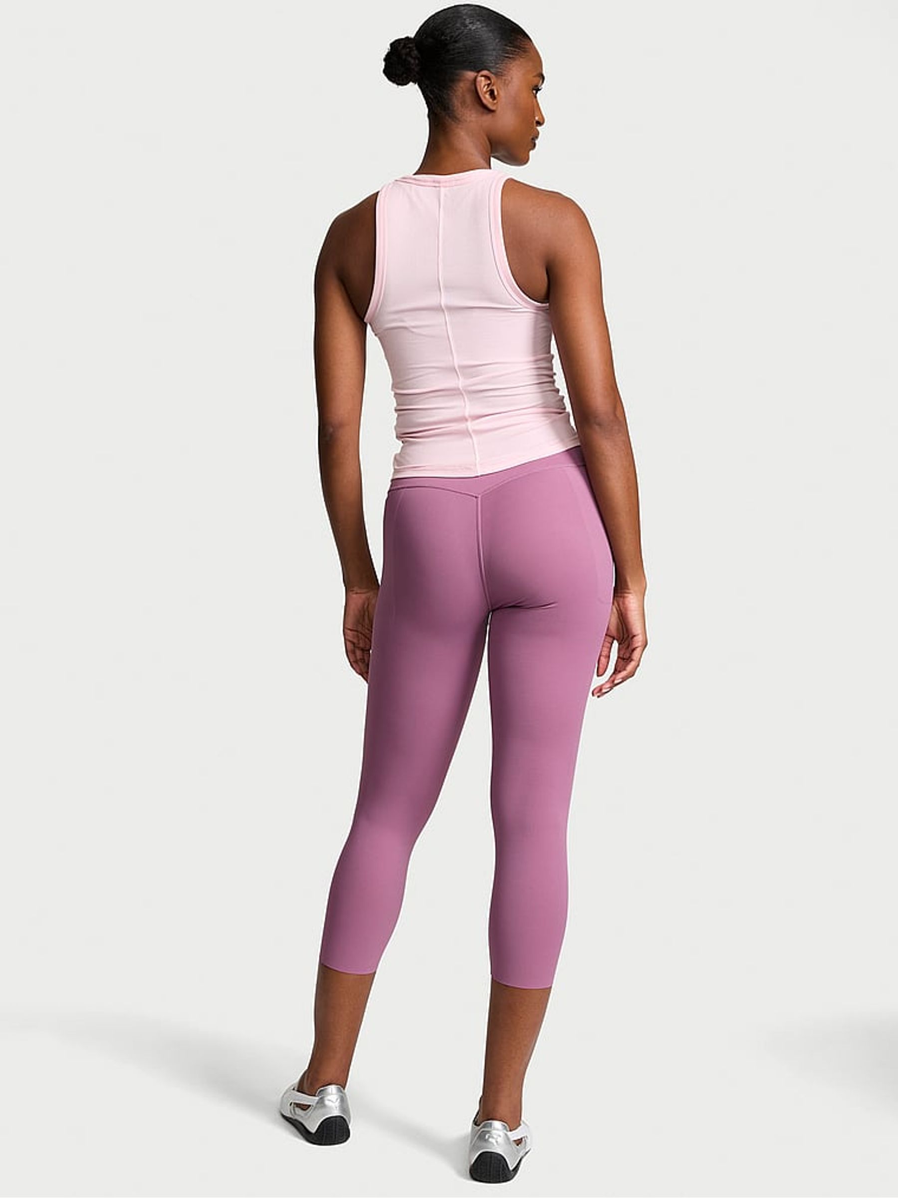 Violet Frost Purple Elevate™ Capri Leggings - Image 2 of 2 Violet Frost Purple Elevate™ Capri Leggings - Image 2 of 2