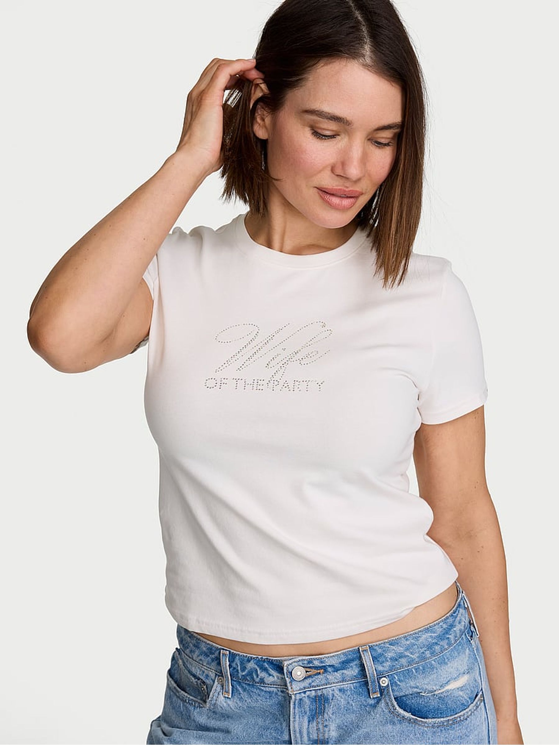 Coconut White Bride Cotton T-Shirt - Image 1 of 2