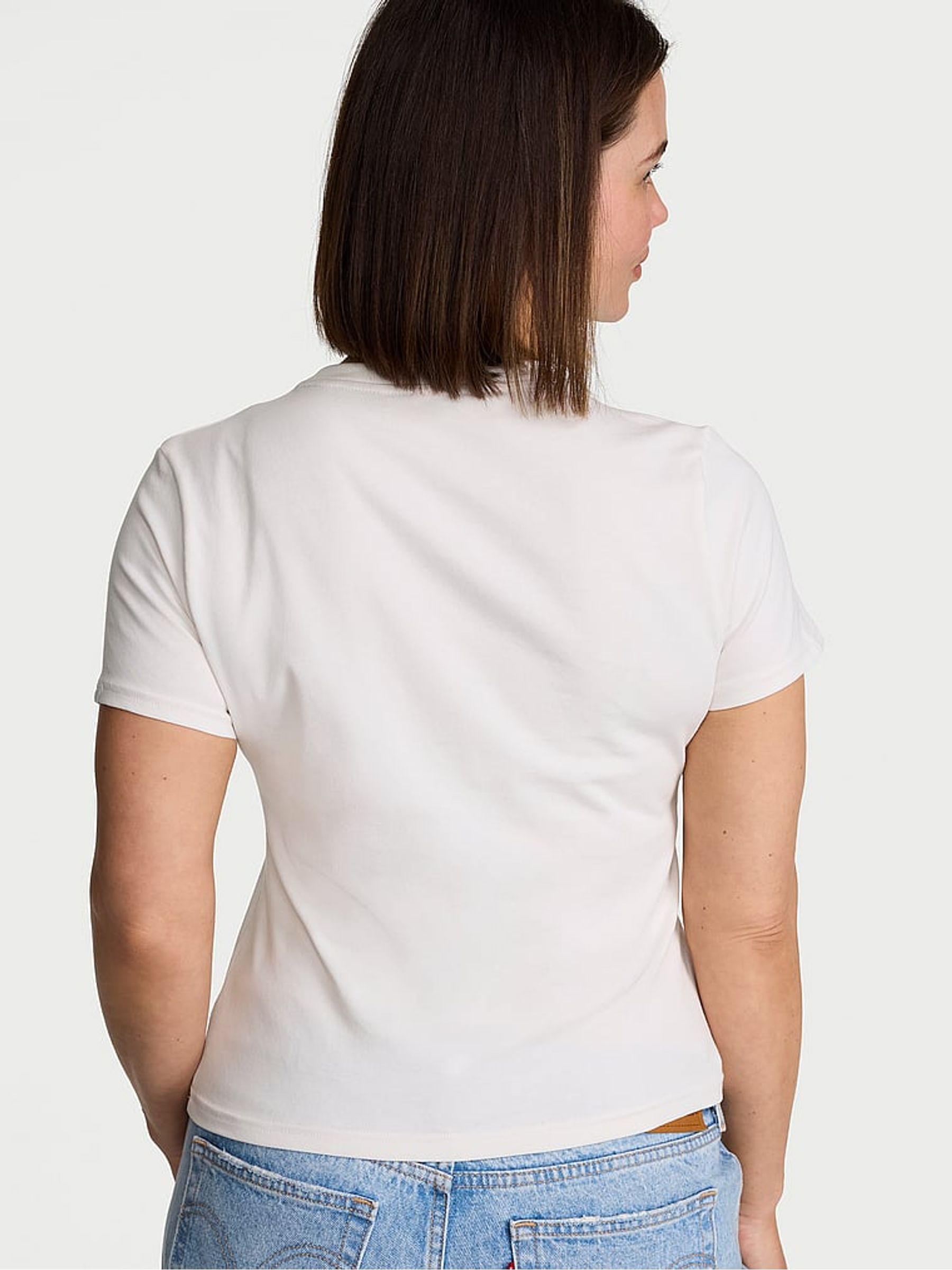 Coconut White Bride Cotton T-Shirt - Image 2 of 2