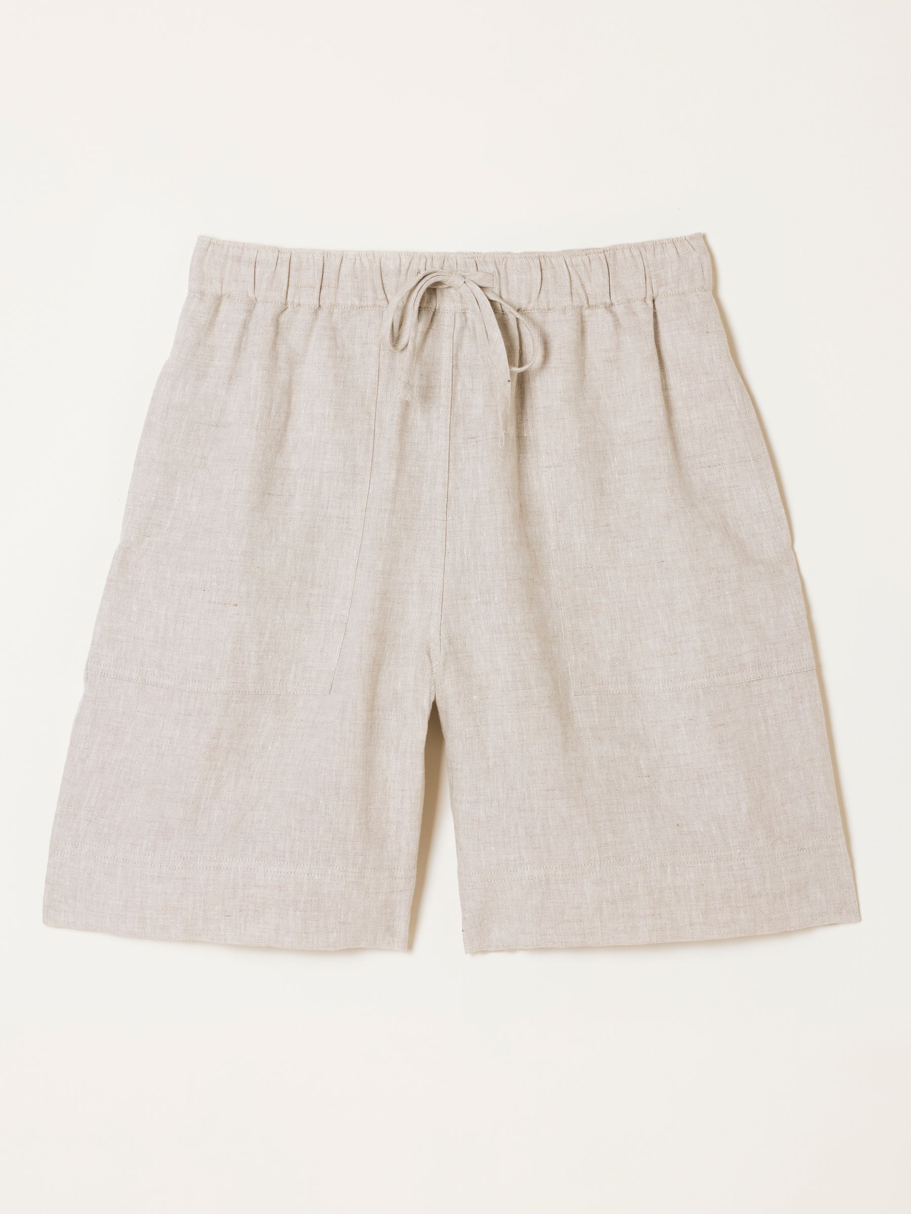 Amberly Stone Linen Shorts - Image 6 of 6