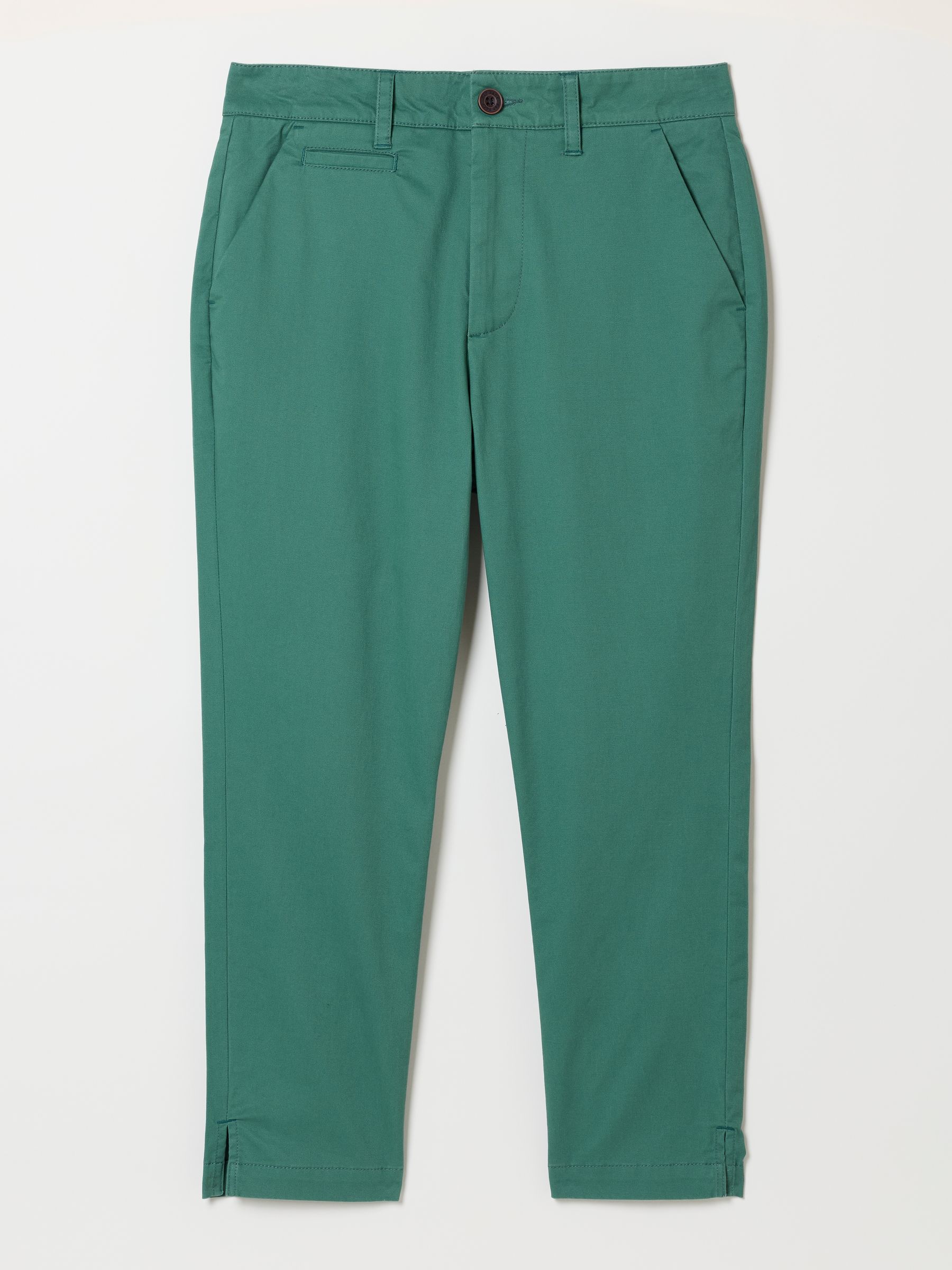 Teal Blue Farnham Teal Blue Crop Chino - Image 7 of 7