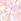 Pink Pastel 4th Birthday Glitter Clip