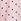 Pink Polka Dot Print Long Pyjama Bottoms