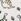 White Dinosaur Print Cotton Baby Hat