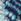 Navy Geometric Print Hair Scarf