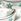 Green Haze Enamel Star Hoop Earrings
