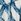 Indigo Blue Water Leaf Maxi Dress