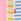 Blue & Pink Frill Sleeve Vest Three Pack