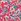 Bright Pink Print Frill Sleeve Dress