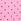 Pink Polka Dot Lightly Lined Demi Cotton Lace Trim Bra