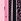 Pink/Black Thong 5 Pack Knickers