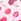 Pink Tulip Cherry Print Super Push Up Bra