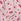 Pink Tulip Floral Print Lace Trim Short Pyjama Bottoms