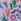 Lilac Dog Floral Swimming Costume