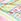 Multi Floral Stripe 100% Silk Square Scarf