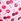Pink Tulip Cherry Print Push Up Bra
