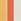 Yellow/Orange/Off White 3 Pack Cotton Crew-neck T-shirts