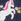 Navy Unicorn Appliqué Gloves