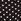 Black Dot Print Thong Cotton Knickers
