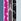 Blue/Pink/Purple/Black Victoria's Secret 5 Pack Knickers