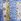 Blue Yellow Hotchpotch Pull On Cotton Trousers