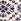 Navy Geo Socks (size 4-8)
