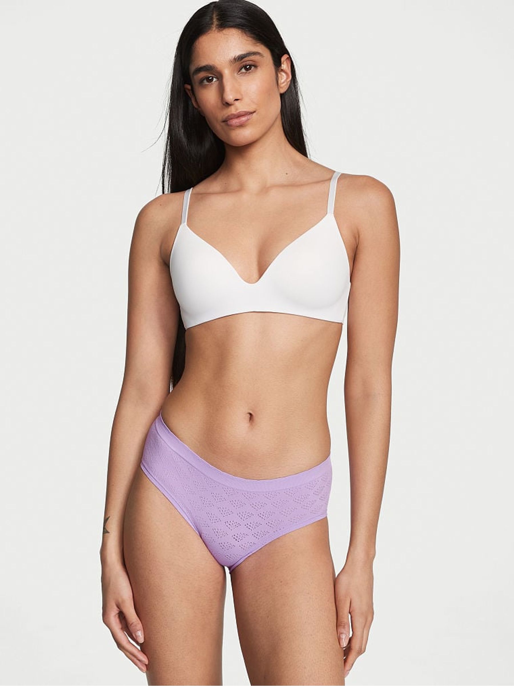Secret Crush Purple Hipster Seamless Hipster Knickers - Image 1 of 3