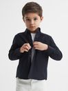 Reiss Navy Greenwich Junior Slim Fit Button-Down Oxford Shirt