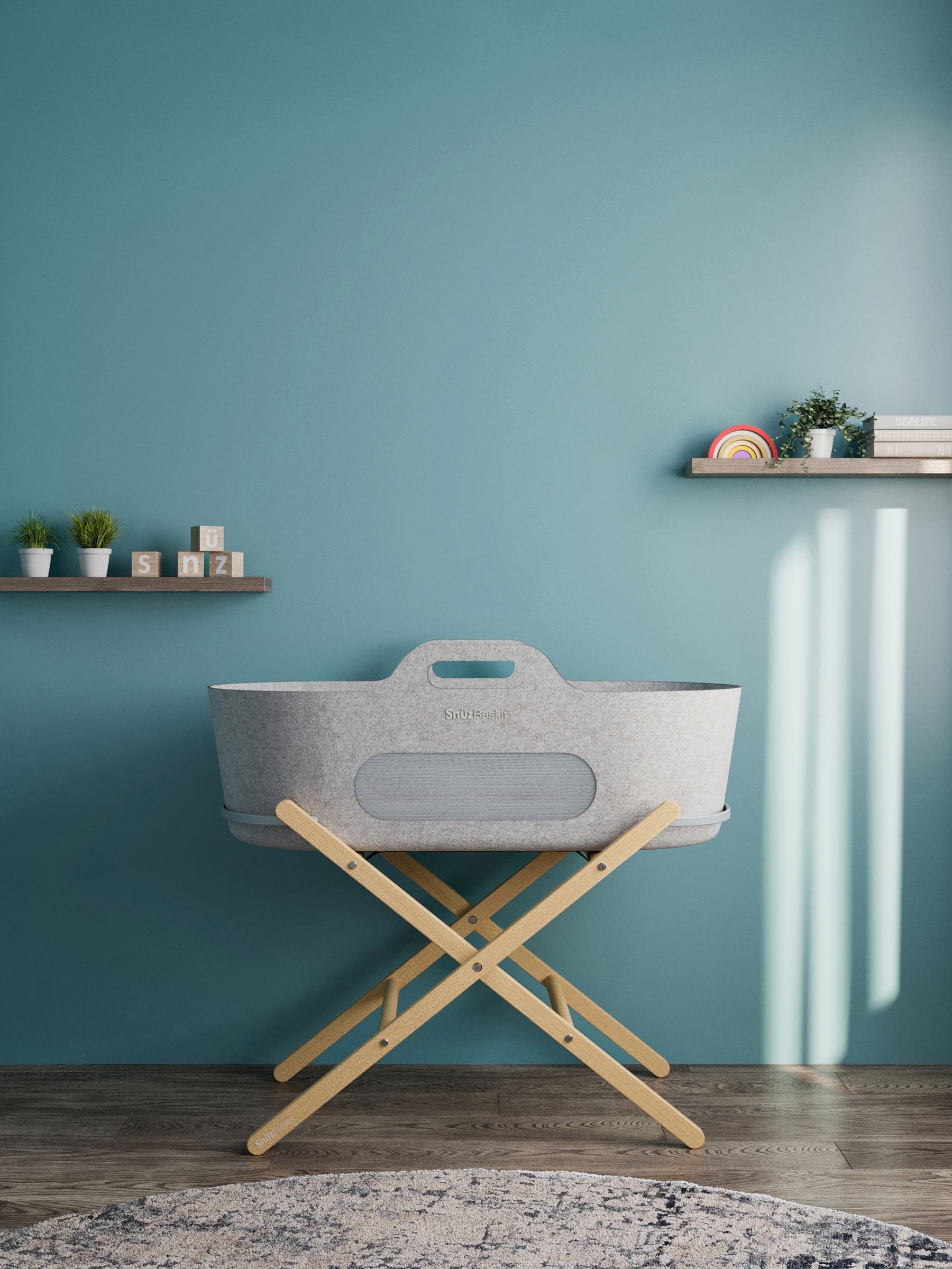 Buy SnuzBaskit Moses Basket & Stand Set from the JoJo Maman Bébé UK