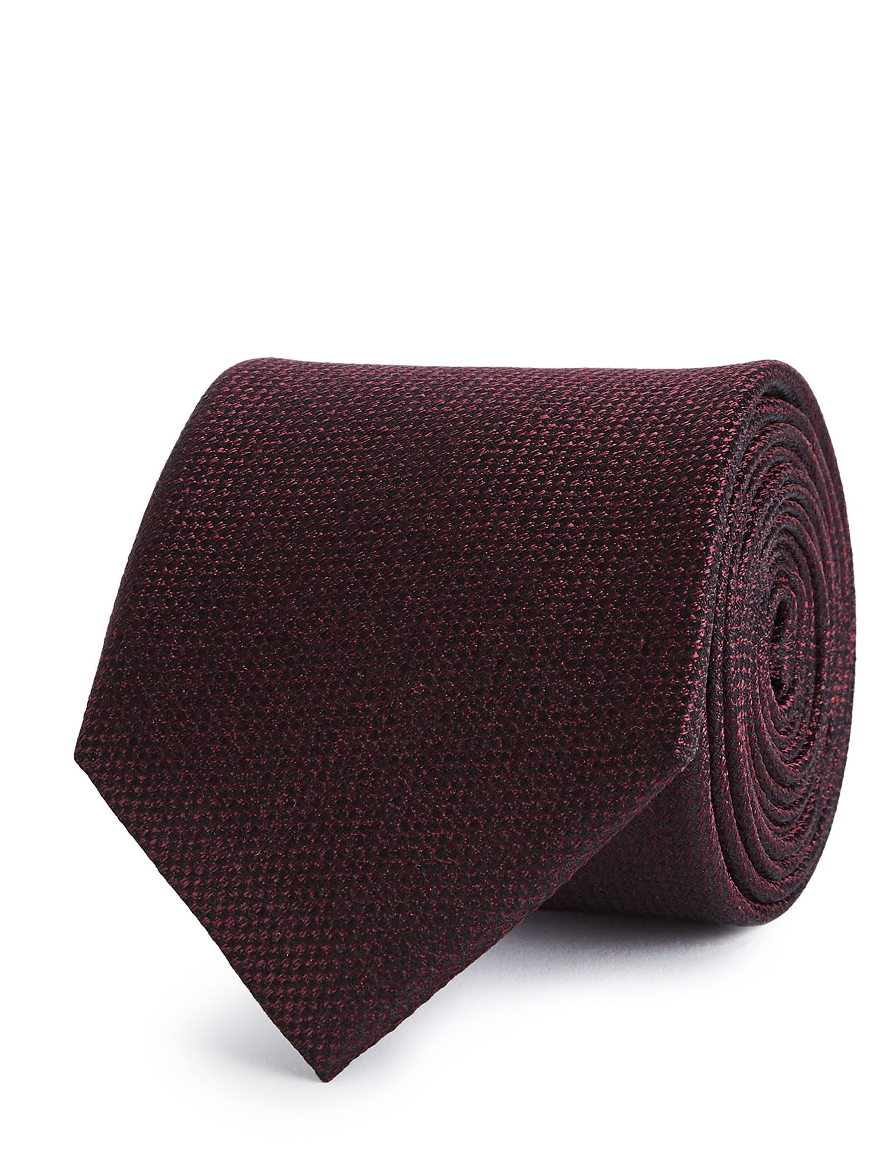 reiss burgundy tie