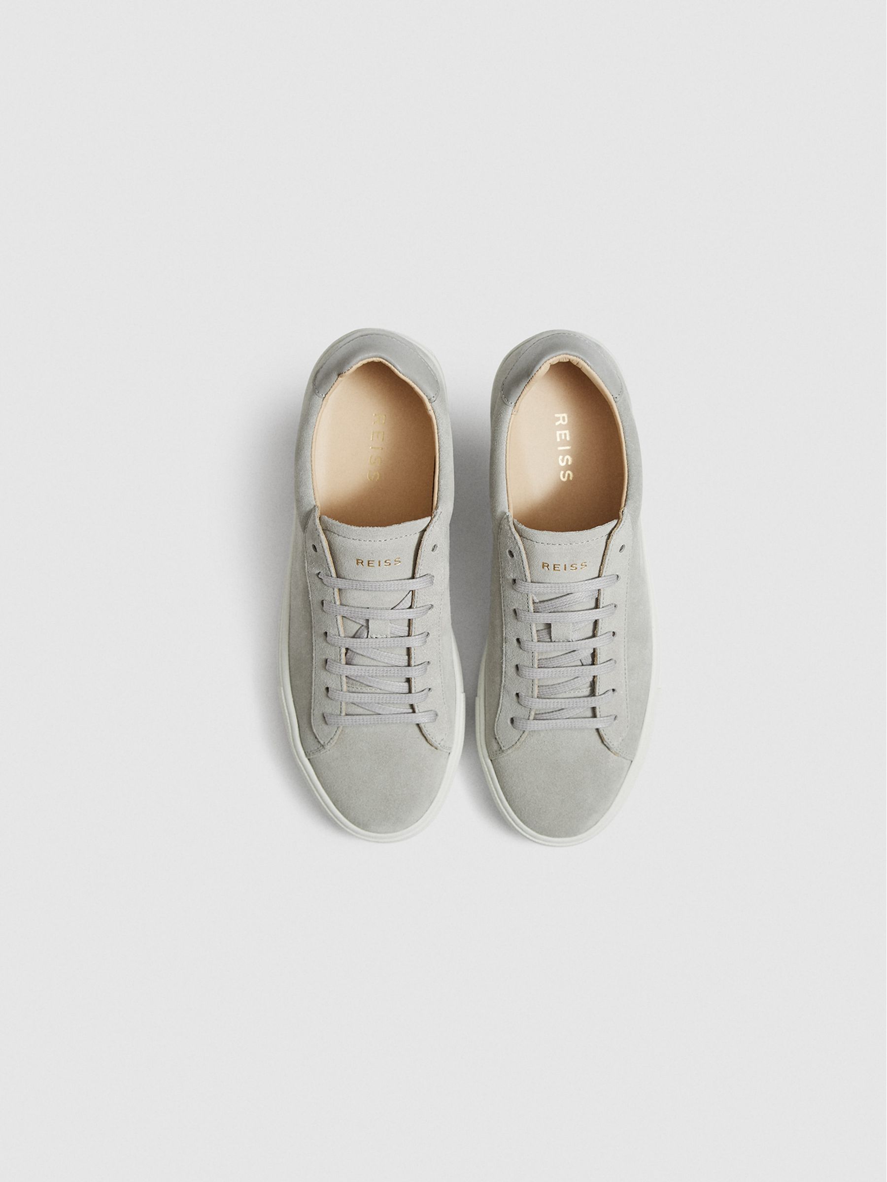 reiss finley suede trainers