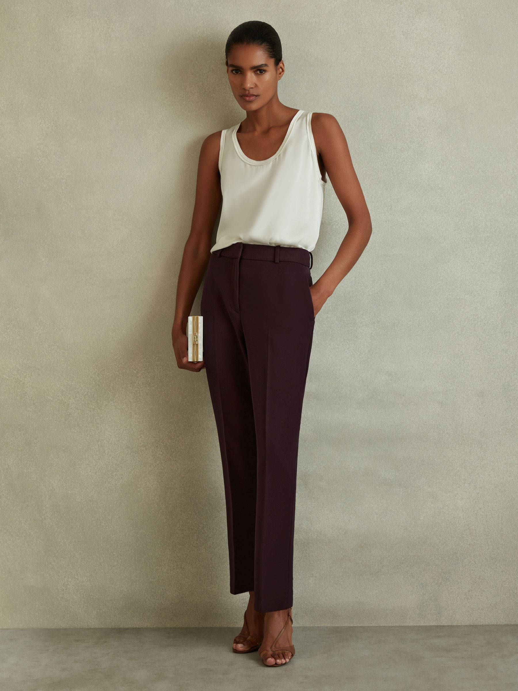 Reiss Berry Gabi Slim Fit Suit Trousers - REISS