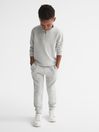 Reiss Grey Clyde Junior Ribbed Jersey Joggers