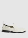 Reiss Off White Ainsley Leather Loafers