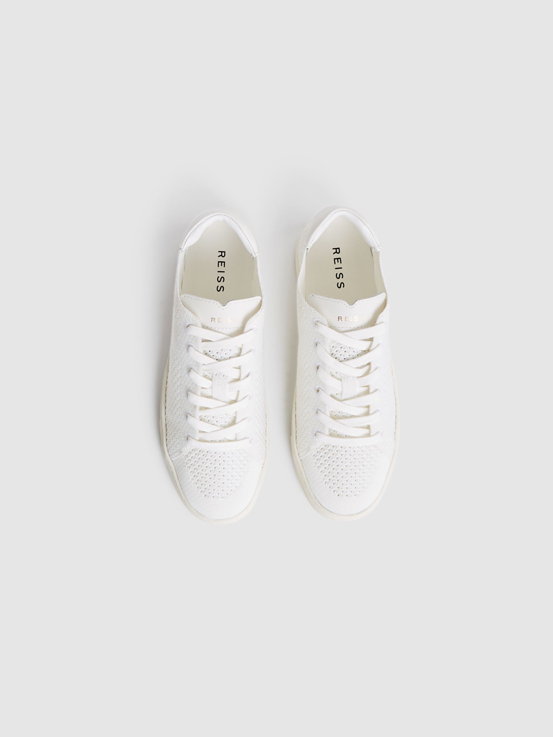 reiss white trainers men's