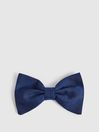 Reiss Navy Boyle Silk Bow Tie