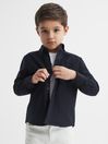 Reiss Navy Greenwich Senior Button-Down Oxford Shirt