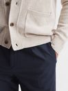 Reiss Barley Andrews Merino Wool Cardigan